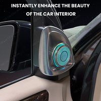 Tweeter rotatif 4D pour Mercedes GLE GLS W166 2011-2019 |   Synchronisation de la lumière ambiante à 64 couleurs, mise à niveau OEM pour la colonne A