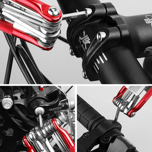 Outil pliable multifonctionnel Yueli 11 en 1 en acier pour réparation de vélo de montagne - Product Image 4
