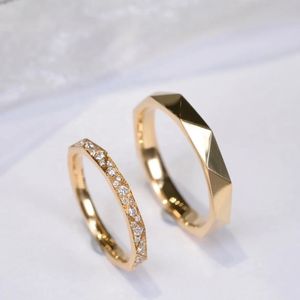Xinfly Engagement Wedding Design Luxury Jewelry 18K Solid Gold Matching <b>Couple</b> Diamond <b>Rings</b> Sets for Him and Her - Product Image 1