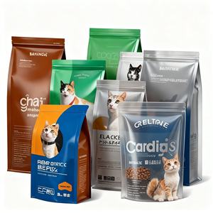 Wholesale Customized BPA Free Heat Seal Reusable Pet Food Packaging <b>Bags</b> with Stand up Pouch Design for Dog Food - Product Image 3