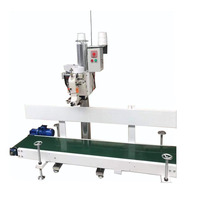 Machine à coudre automatique à point de chaînette à lit plat avec moteur et engrenage pour la fermeture de sacs à grande vitesse et l'emballage du sucre