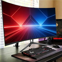 Moniteur d'Affichage de Jeu de Haute Qualité 19 21 24 27 28 32 34 49 POUCES 2K 4K 144HZ 165HZ Moniteurs LCD Moniteur d'Ordinateur de Jeu PC