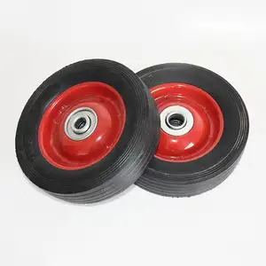 Rubber powder wheel Tire Wheel with Ball Bearing for Hand Truck Wheel, Wagon Cart, Push Cart, Wheelbarrow