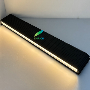 แผงไฟเพดาน LED แบบเส้นตรงดูดซับเสียงได้โคมไฟแขวน LED อะคูสติกจี้อะคูสติก - Product Image 1