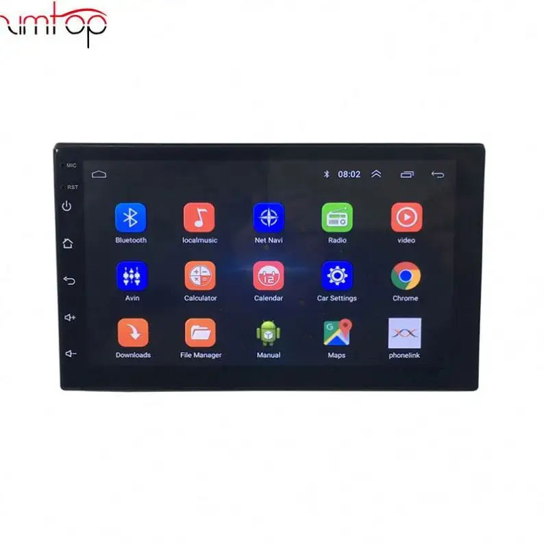 Pemutar Multimedia Mobil Universal, Pemutar Radio Dvd Mobil Layar Sentuh 6.95 Inci Android 8.1 Quad Core