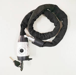 Candado de <span class=keywords><strong>cadena</strong></span> de <span class=keywords><strong>bicicleta</strong></span>, combinación de alta resistencia, Combo Digital, 4 - Product Image 3