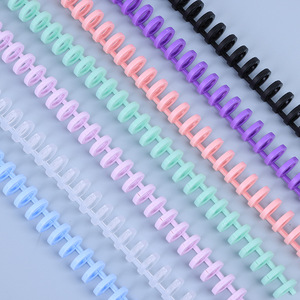 Vente en gros Bande de <span class=keywords><strong>reliure</strong></span> à spirale à rabat pour cahier en plastique amovible 30 trous pouvant être coupés - Product Image 3