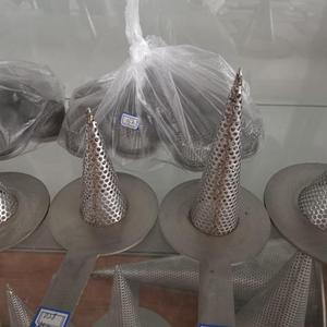 Thép Không Gỉ Đục Lỗ Phù Thủy <span class=keywords><strong>Hat</strong></span> Hình Nón Lọc Lọc Với Xử Lý Đối Với Bàn Ủi Hơi Nước - Product Image 2