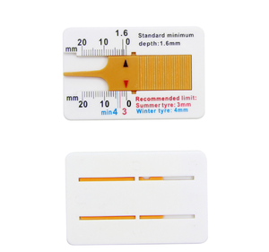 Nhựa Tread Gauge 0-20mm Vernier sâu Caliper mô hình lốp độ sâu đo di động Tread tấm độ sâu mét - Product Image 6