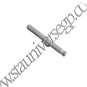 ปลอกหุ้มเทอร์โมคัปเปิลซิลิคอนไนไตรด์สำหรับหล่อในเตาเผา  ปลอกซิลิคอนไนไตรด์ Si3N4 สำหรับทองแดง - Product Image 1