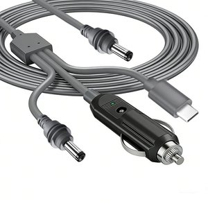 Chargeur de voiture 3-en-1 pour Starlink Mini, câble d'alimentation USB-C vers DC 60W, cordon étanche pour Starlink Gen3 V3 Internet par satellite - Product Image 2