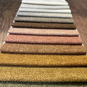 Home <strong>textiles</strong> linen fabric 90% polyester 10% polyamide plain dyed upholstery fabric for sofa Vega 0124 - Product Image 2