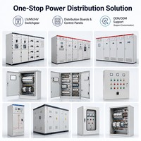 Gabinete de Distribución de Energía de Bajo Voltaje MNS GCS GCK 33kv 20kv 10kv para Minería y Panel de Control Industrial