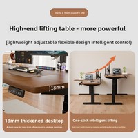 Table électrique relevable en bois massif en forme de L, mobile, pour le bureau à domicile, le sport électronique, le bureau informatique, bureau debout