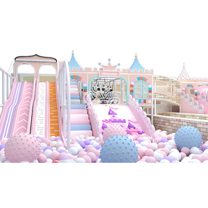 Parc d'attractions intérieur pour enfants série Macaron, fabricant de jeux de terrain de jeu souple, centre de divertissement avec toboggan à vendre - Product Image 4