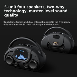 Wanyinba M16 lecteur CD/<span class=keywords><strong>DVD</strong></span>/VCD Portable 80W haute puissance 2.2 canaux haut-parleur Super Subwoofer LCD pour connectivité Bluetooth pour - Product Image 3
