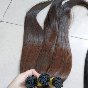 ผมต่อแบบ I-Tip เวียดนามแท้ ไม่หลุดร่วง สีคาราเมล บาลายาจ แบบ Double Drawn ขายส่ง - Product Image 1