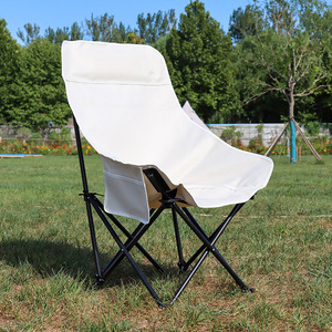 Sedia da pesca con sedia a farfalla portatile sedia da pesca per picnic sulla spiaggia con schienale alto - Product Image 4