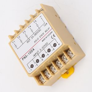 Relais statique à isolation 5 voies 5 groupes OKYN220913-3, charge 10A, entrée 3-32VDC, sortie 24-380VAC - Product Image 1