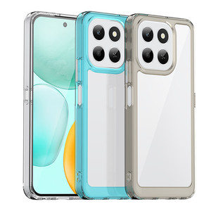 Coque de téléphone acrylique antichoc transparente colorée de livraison rapide pour Huawei Honor X6C - Product Image 4