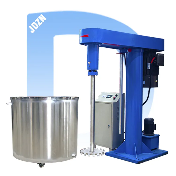 1000L paint mixer machine high viscosity material mixing disperser machine with scraper