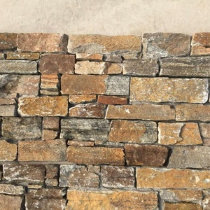 Carreaux muraux en pierre écrasés colorés pour l'extérieur, mélange de décorations de paysages naturels, pour revêtement mural - Product Image 3