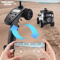 Voiture électrique à échelle 1/12 avec lumière RC voiture d'escalade tout-terrain avec caméra 2.4G télécommande modèle de camion à chenilles