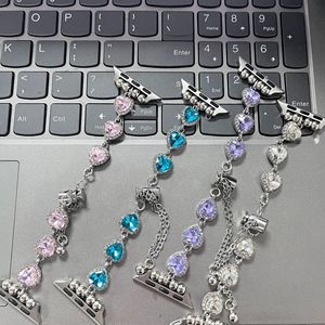 Bracelet de montre de luxe en strass, chaîne métallique scintillante pour IWatch Ultra/<span class=keywords><strong>SE</strong></span>/9/8/7/6/5/4/3/2/1 - Product Image 1