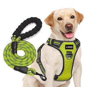 <span class=keywords><strong>Harness</strong></span> Anjing Desainer Mewah yang Dapat Disesuaikan, Set Tali Kekang Anjing Anti Tarik, Premium, Dapat Disesuaikan - Product Image 4