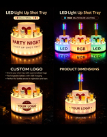 Présentoir de Bouteilles LED Lumineux LiqVis avec Logo Couleur Personnalisable, Écologique, Montage Facile pour Publicité, Restaurants, Hôtels