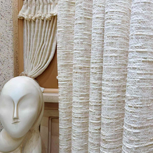 Cortinas de Lujo Discretas para la Sala de Estar, Tela de Cortina Opaca de Chenilla Simple y Elegante para Dormitorio - Product Image 4