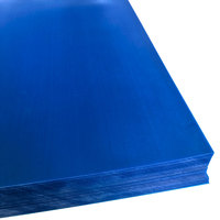 Feuille de cellulose nitrate transparente bleue, composition de feuille de cellulose nitrate, frais supplémentaires, cellulose nitrate translucide