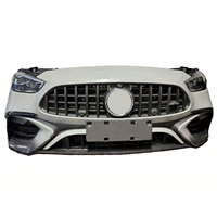 Ensemble de pare-chocs avant complet d'occasion pour W206 C63S AMG 2023, Plug & Play, calandre avant complète, phares, lèvre rouge, fixation par boulons