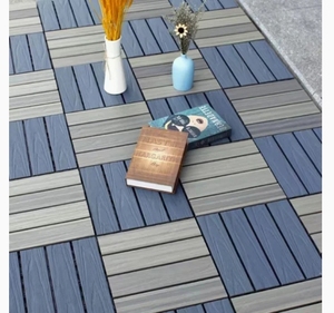 पर्यावरण के अनुकूल डिय सौर पैनल फर्श टाइल छत आसान स्थापना wpc इंटरलॉकिंग डेक टाइल्स - Product Image 4