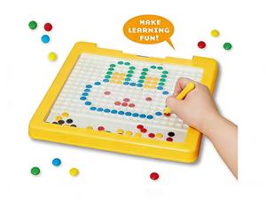 Tableau de dessin magnétique pour enfants |   Jouet de perles d'écriture <span class=keywords><strong>Magpad</strong></span> coloré portable |   Jouets éducatifs de voyage pour les tout-petits - Product Image 3