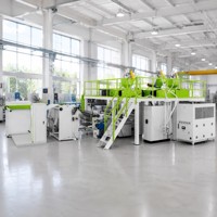 Ligne de production automatique de film bulle LDPE/LLDPE à 4 couches de 1600 mm Pansatec Turnkey