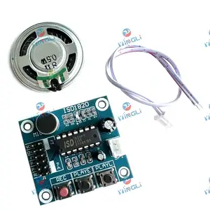 ISD1820 recording voice module voice module recording and playback voice module board with microphone