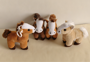 Portachiavi Peluche a Forma di Animale, Giocattoli Kawaii all'Ingrosso, Mini Asino e Cavallo Imbottiti - Product Image 5