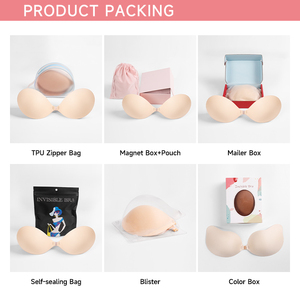 <span class=keywords><strong>Reggiseno</strong></span> Adesivo Invisibile da Donna in Poliestere con Fori Traspiranti, Colore Pelle, Biocompatibile, a Basso Prezzo - Product Image 5