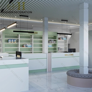 Conception personnalisée de magasin de <span class=keywords><strong>pharmacie</strong></span>, <span class=keywords><strong>armoire</strong></span> de présentation de médicaments, mobilier de <span class=keywords><strong>pharmacie</strong></span> en <span class=keywords><strong>bois</strong></span>, présentoir pour <span class=keywords><strong>pharmacie</strong></span> - Product Image 5