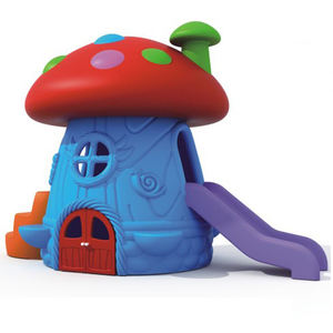 garden mushroom wooden outdoor plastic indoor toddler jumping kids bouncing play house playhouses for kids with slide