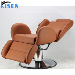 Luxury Antique Style Red <b>Silver</b> Barbershop Hair Styling <b>Chair</b> Salon Hair <b>Chair</b> Heavy Duty for Sale Barbershop Salon Furniture - Product Image 4