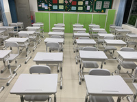 Nouveau style, design simple, prix d'usine, mobilier scolaire, bureau et chaise d'étude pour étudiants