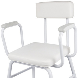 Tabouret de bar à dossier haut, design moderne en fer forgé, pour équipement de sécurité de salle de bain LQX-160006 - Product Image 2