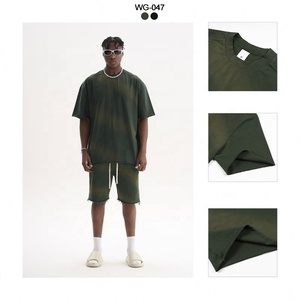 เสื้อยืดผู้ชายผ้าฝ้ายโอเวอร์ไซส์สำหรับทุกเพศ100% 280gsm โลโก้ได้ออกแบบได้ตามที่ต้องการ - Product Image 2