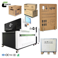 Impresora de inyección de tinta automática CC-X1200 A3 de una sola pasada, 1200DPI, impresión de alta velocidad para cartón corrugado y cajas para llevar.