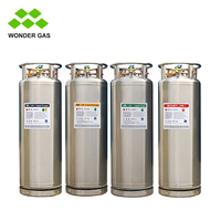 Réservoir portatif de cylindre de Dewar d'O2 CO2 N2 liquide cryogénique 175L/195L/210L