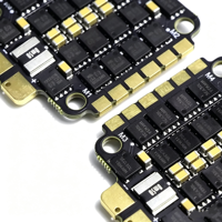 LANNRC MAK4 ESC 4-en-1 45A 60A 8 bits 36S 30mm entre broches compatible DSHOT600 en métal pour FPV Racing UAV