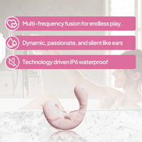 Maßgeschneiderte Verpackung PurrJoy Pink 9 Vibrationsmodi Leistungsstarker Saugstimulator Klitoris-Stimulator Weiblicher Masturbationsvibrator
