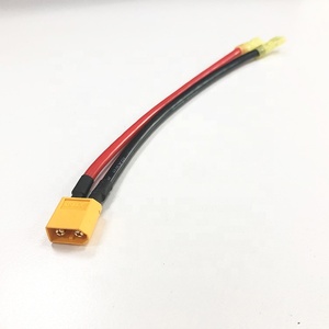 <span class=keywords><strong>200mm</strong></span> XT60 mâle s'adapter à <span class=keywords><strong>F2</strong></span> type 6.35mm 0.25 câble de connecteur de borne de pelle pour batterie RC Lipo - Product Image 2